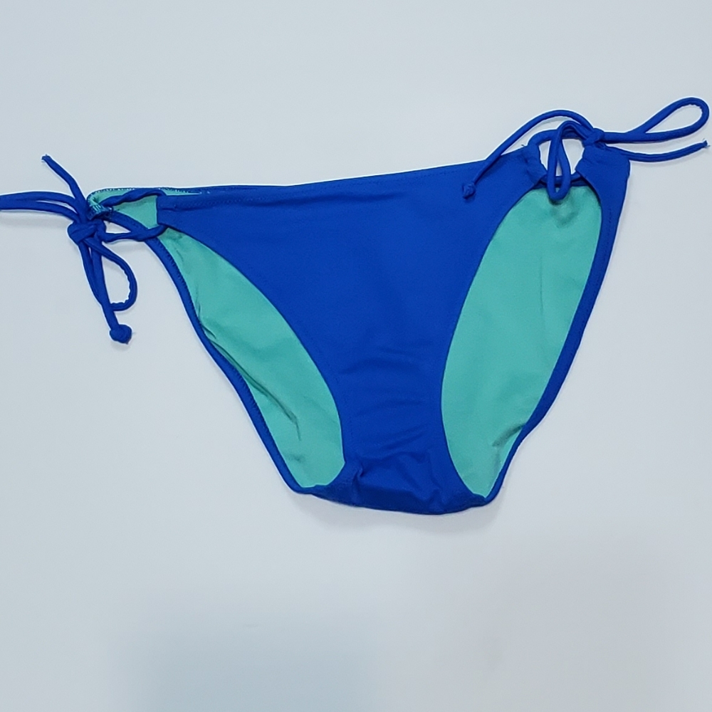 Victoria Secret Blue Side Tie Bikini Bottoms